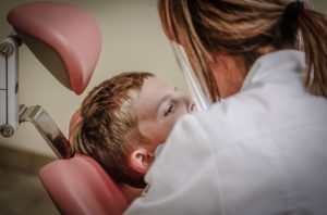 dentist and boy