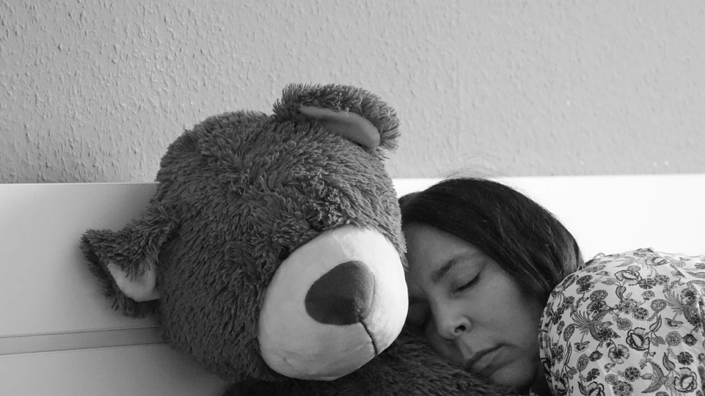 woman sleeping