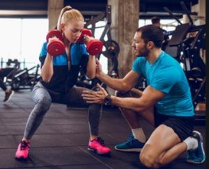 using a personal trainer